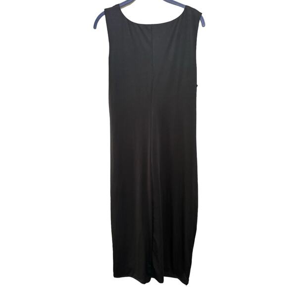 JASON WU X ELOQUII LITTLE BLACK DRESS TIMELESS SLEEVELESS DRAPED V NECK MIDI 16 - Picture 3 of 13